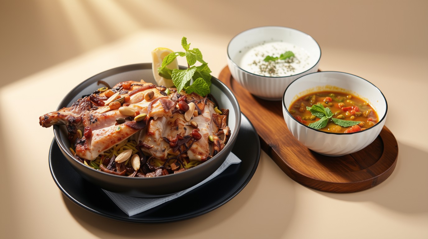 Quzi rice with chicken